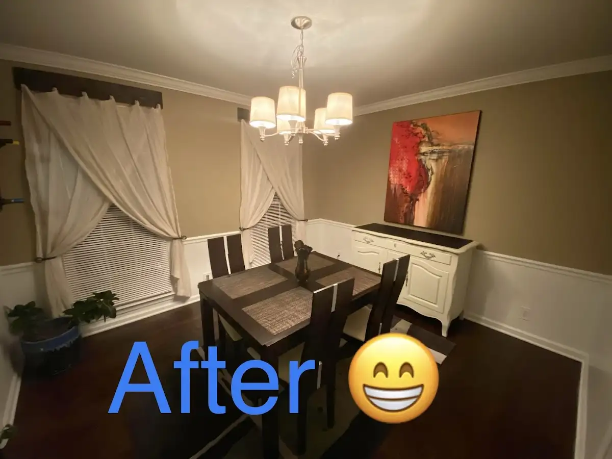 Professional dining room restoration after water damage in Saco